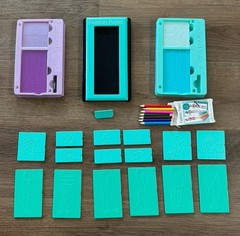 Kahootz Fashion Plates Fashion Drawing Mix Match Plates Tablet Pencils Mixed Lot