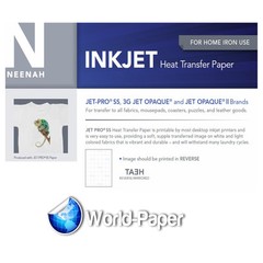 HEAT TRANSFER PAPER JET PRO SS INKJET PRINTER LIGHT GARMENTS USA #1