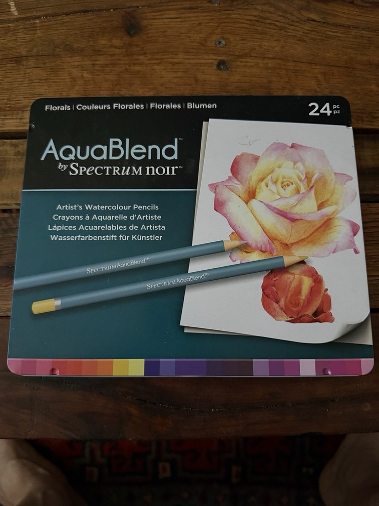 Spectrum Noir Aquablend Florals Pencils, Multi-Colour, Pack of 24