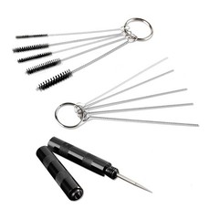 SAGUD Airbrush Painting Cleaning Tools Kit, Air Brush Accessories Spray Black