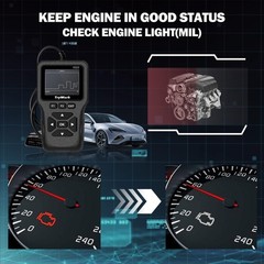 OBD2 Scanner Diagnostic Tool, Check Engine Code Reader with 35901 DTC Lookup,…