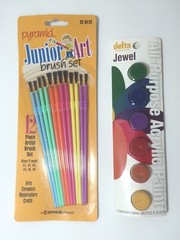 Junior Art brush set with All-Purpose Acrylic Paint New
