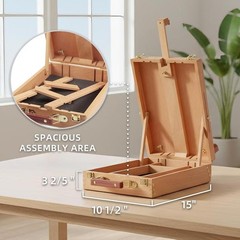 Beechwood Easel Paint Set – 27pc Acrylic Art Supplies for Pros