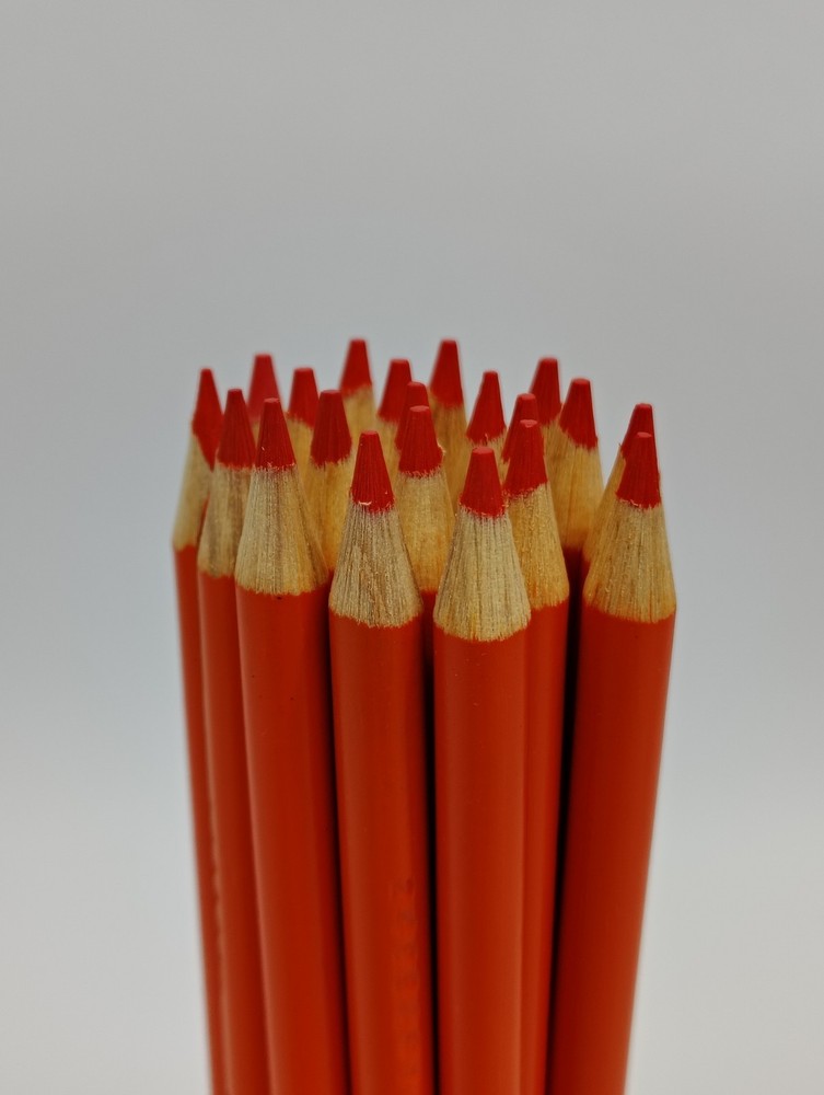 20x ORANGE Crayola Colored Pencils Bulk Lot Single Color Art Classroom Supplies