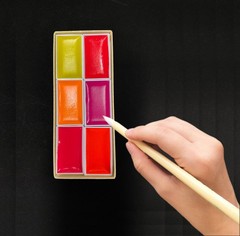 [US Tax Paid] Kissho Gansai LUMI Accent 6 Color Set Watercolor Paint NEW