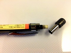 Narita Mechanical Pencil 0.5mm Smoke Brass parts The most cost-effective