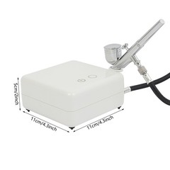 Airbrushing Tool Kit White High Pressure Air Brush Tools With Air Compressor