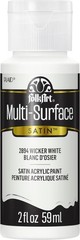 Quick-Dry Wicker White Acrylic Paint 2 oz – Ideal for Indoor & Outdoor Creations