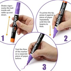 Professional 48 Color Rock Painting Pens – Waterproof