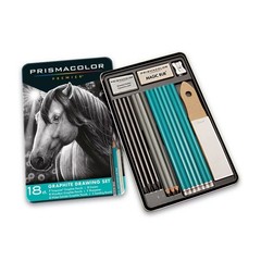 Premier 18pk Graphite Drawing Set: Sketch & Drawing Pencils, Presharpened