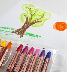 Blendable Oil Pastels In Durable Storage Case | Back to Favorites | 24 Vibran…