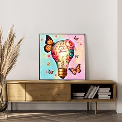 Okarina Framed Paint by Numbers Kit for Adults Beginner, Let Your Light Shine…