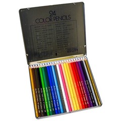 Tombow 1500 CB-NQ 24C Color Pencils 51631, 24 Color Set In A Reusable Tin