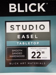 Blick Smooth Sanded Wooden Tabletop Studio Easel 22″ Canvas New NIB