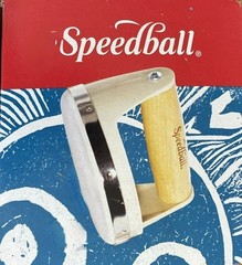 Speedball Block Printing Baren 4″ Wood Handle #4139