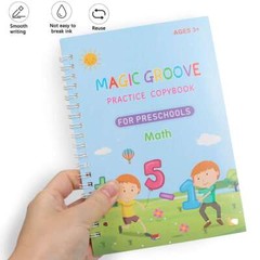 16Pcs Magic Practice Copybook Groove Children Reusable English Writing Book kids