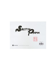 Yasutomo Hosho Paper Pad, 9 X 12 inches, 18 lb. 48 Sheets with Deckle Edges, Off