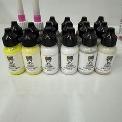 Dina Wakley Media Acrylic Paint 1oz, Assorted Colors New And Used Lot Of 91