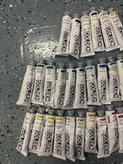 LOT OF 36 GOLDEN Acrylic Artist Colors Paints 2fl oz Tubes *NEW