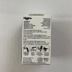 NEW Sealed in Box – Faber Castell Higgins Waterproof India Black Ink 1fl oz