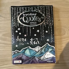 Bendon Inspirational Quotes Advanced Coloring Book Shine Like a Star