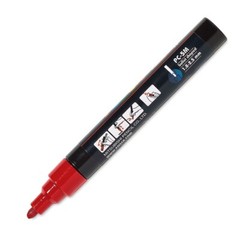 Posca Markers, Paint Marker, Dark Red Paint, 5M Medium Tip, Opaque, Acrylic