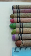Crayola Binney & Smith Vintage Retired Salmon Rare Discontinued Lot Of 8