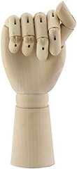 Wood Artist Drawing Manikin Articulated Mannequin with Wooden Flexible Fingers 1