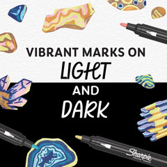 Creative Markers, Earth Tones, Water-Based Acrylic, Bullet Tip, Assorted Colors,