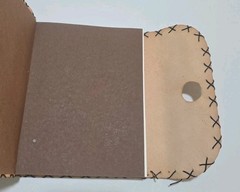 Brown Leather Stiched And Studded 8″x6″ Inch Journal-Art Sketch Book Thick Paper