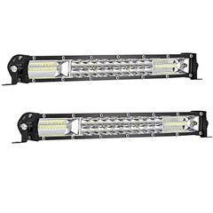12 Inch Slim LED Light Bars for Truck, 12V 24V 120W 10000lm 12 Inch 2 Pack