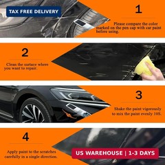 Touch Up Paint for VW Tiguan Atlas Pure White LC9A 0Q 2024 2025 Exact Match Kits