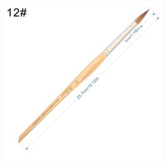 Kolinsky Sable Paint Brush Fine Detail Watercolor Acrylic Gouache Art Tool