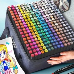 24–80 Color Dual Tip Art Markers Set – Oily Sketch & Manga Pens