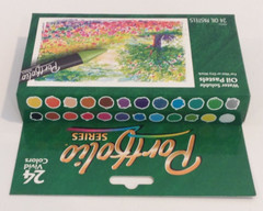 Crayola Portfolio Series Water Soluble Wet or Dry Oil Pastels 24 Color Set