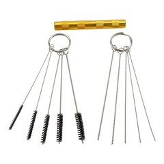 3 Set Stainless steel Needle Brush ABEST Airbrush Spray Cleaning Repair Tool Kit