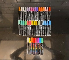 Chalk Marker Bundle Craft Supplies 31 Loddie Doddie + 8 Mixed Colors FREE SHIP