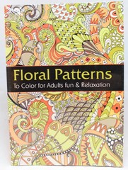 Oceanis Adult and Teen Coloring Book Floral Garden Patterns Theme