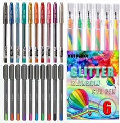 sparkle glitter gel pens sets adult coloring for adult coloring books refills