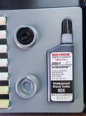 Koh-I-Noor Rapidograph 3165-SP-7 Technical Pen Set + Instructions & Unopened Ink
