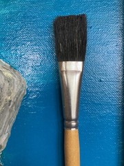 Vintage Delta Artist Paint Brush 3/4 STYLE 178 VULCANIZED USA NEW OLD STOCK