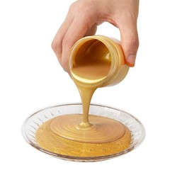 Acrylic Paint Metallic Gold, Non Toxic, 3.38 Fl Oz (Pack of 1), golden