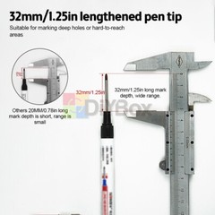 Multi-purpose Deep Hole Marking Pens Long Head Markers Mark Tool Carpenter Pen