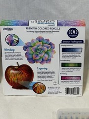 KingArt 48 Brush Pens ArtSkills 100 Colored Pencils Art Supply Lot New