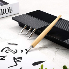 11 Pieces Comic Pen Nib Set, G-Pen Ink Nib Stainless Steel Drawing Comic Pen Nib