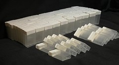 MEGA LOT BEADSMITH CLEAR PLASTIC TIC TAC FLIPTOP CONTAINER STORAGE BEADS JEWELRY