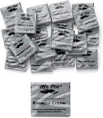 Kneaded Eraser, 18 Pack, Gray, Kneaded Erasers for Artists, Gum Eraser, Art Er