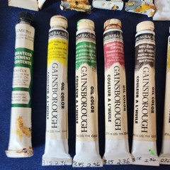 Vintage Grumbacher Gainsborough Oil Paint Shiva Signature Craftint Permanent Pi