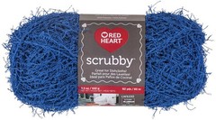 Scrubby Yarn Royal Red Heart Craft Knitting Crochet Fiber