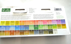 Winsor & Newton Cotman Watercolour Studio Set 46pcs Half Pan w/ Brush NEW